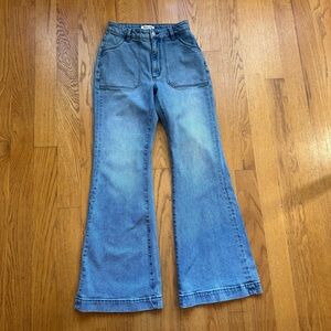 ROLLA'S East Coast Organic Cotton Blend Flare Leg Jeans